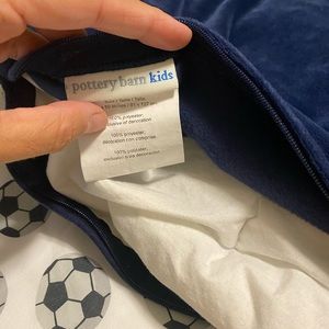 Toddler bed duvet cover with duvet insert from pottery barn kids